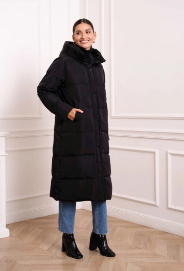 ATTENTIF LONG PUFFER BLACK