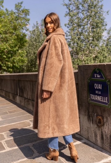 ATTENTIF FAUX FUR LANGE JAS