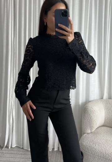 EIGHT PARIS TOP LACE LM