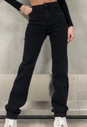 REDIAL JEANS TALL BLACK