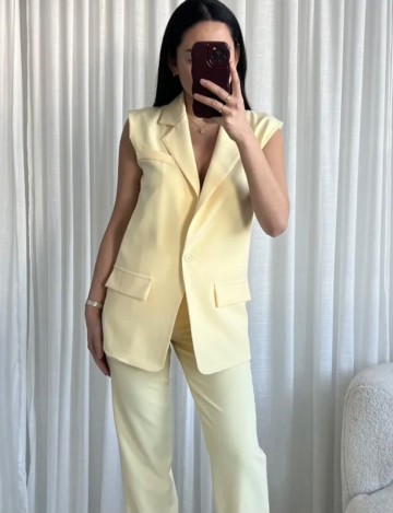 EIGHT PARIS GILET YELLOW