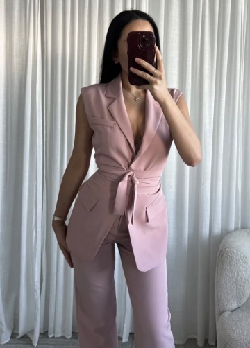 EIGHT PARIS GILET PINK