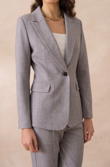 ATTENTIF BLAZER BASIC GRIJS