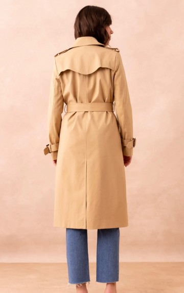 ATTENTIF TRENCHCOAT BEIGE