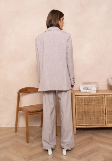 ATTENTIF BLAZER SUMMER TAUPE