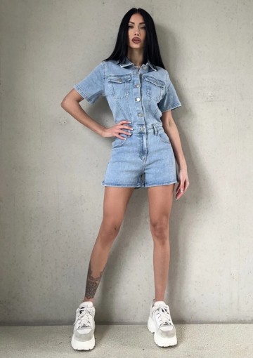 REDIAL JEANS PLAYSUIT