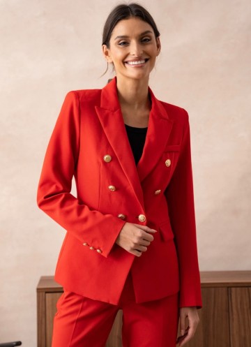 ATTENTIF PARIS BLAZER RED GOLD