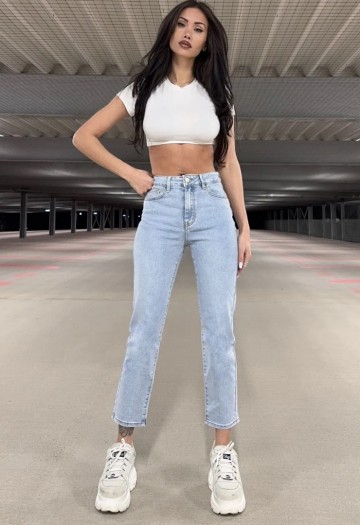 REDAIL MOM JEANS BLUE