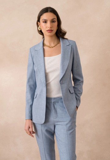 ATTENTIF BLAZER BASIC L BLUE