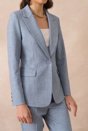 ATTENTIF BLAZER BASIC L BLUE