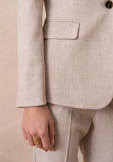 ATTENTIF BLAZER BASIC TAUPE