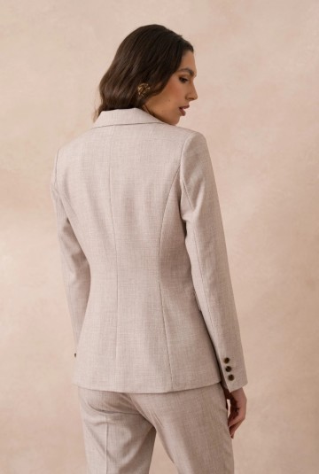 ATTENTIF BLAZER BASIC TAUPE