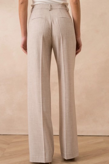 ATTENTIF PANTALON STRAIGHT TAUPE M