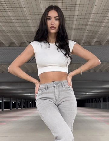 REDIAL JEANS TALL GREY