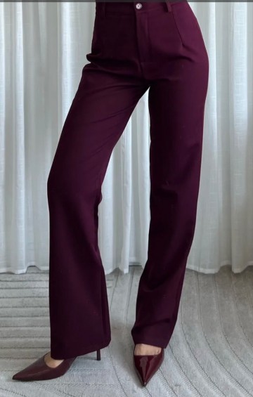 EIGHT PARIS PANTALON BORDEAUX