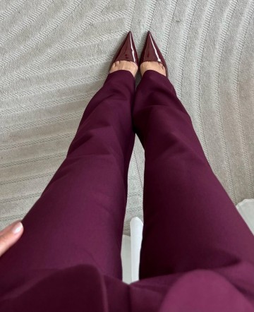 EIGHT PARIS PANTALON BORDEAUX