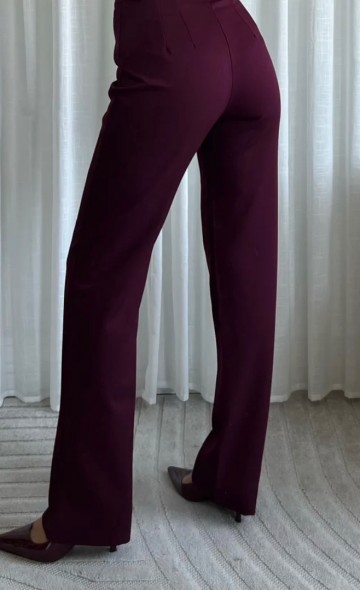EIGHT PARIS PANTALON BORDEAUX