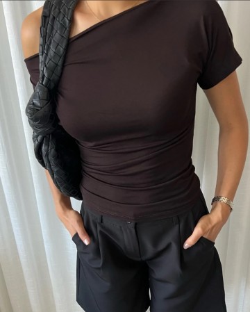 EIGHT PARIS ASYMETRIC CHOCOEIGHT PARIS ASYMETRIC CHOCO