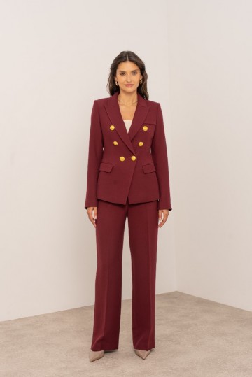 ATTENTIF BLAZER BORDEAUX
