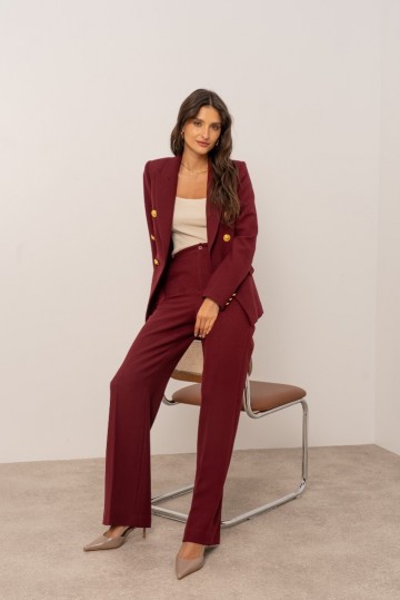 ATTENTIF BLAZER BORDEAUX