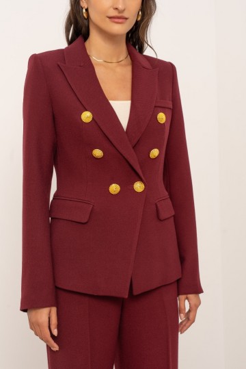ATTENTIF BLAZER BORDEAUX
