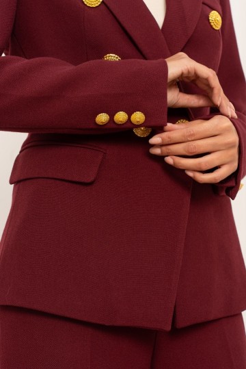 ATTENTIF BLAZER BORDEAUX