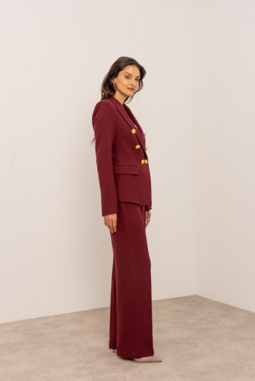 ATTENTIF BLAZER BORDEAUX