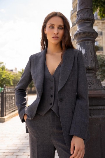 ATTENTIF BLAZER GREY W