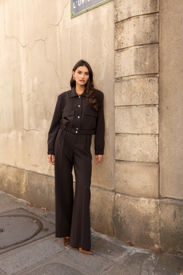 ATTENTIF PANTALON COFFEE