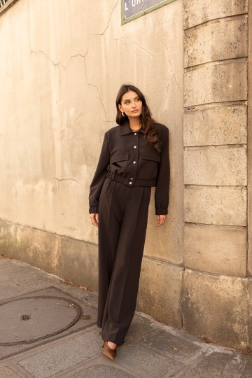 ATTENTIF BOMBER JACKET D BROWN