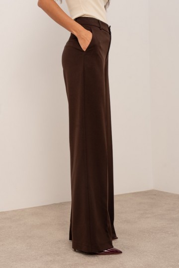 ATTENTIF PANTALON STRAIGHT COFFEE N