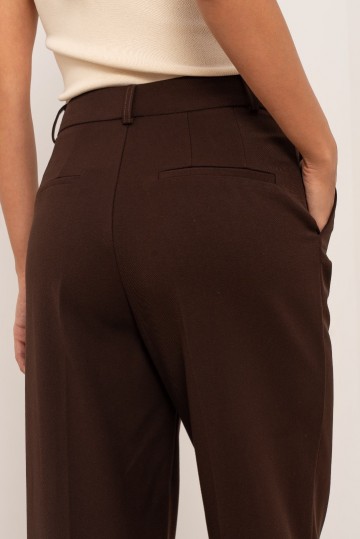 ATTENTIF PANTALON STRAIGHT COFFEE N