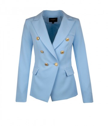 HASHTAG BIJ MARLEEN ATTENTIF PARIS BLAZER BABY BLUE