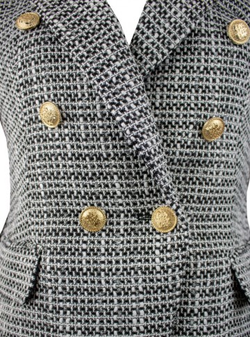 ATTENTIF PARIS BLAZER BLACK & WHITE