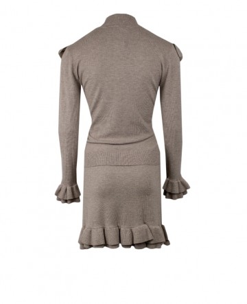 RUFFLE TWO PIECE SAND