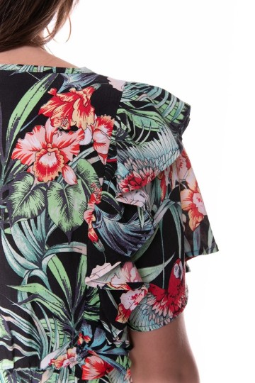 HASHTAG BIJ MARLEEN COLOURFUL REBEL VIVA DRESS