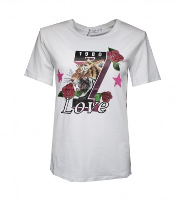 TIGER LOVE TEE WITHE
