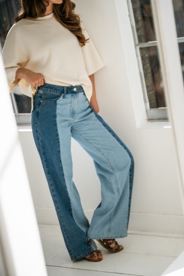 REDIAL JEANS TWO TONED