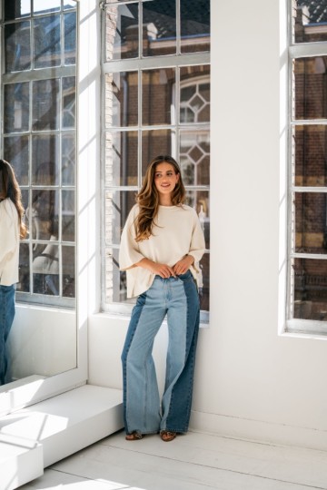 REDIAL JEANS TWO TONED