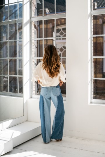 REDIAL JEANS TWO TONED