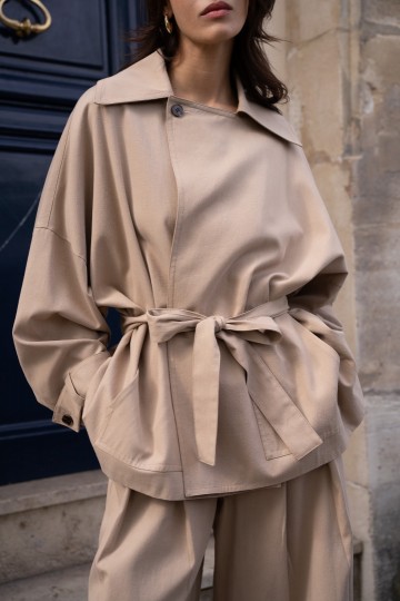 ATTENTIF SUMMER JACKET CAMEL