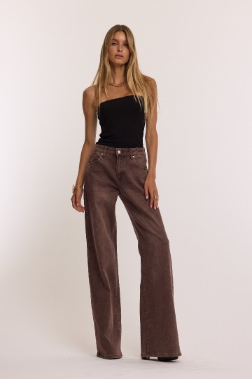 REDIAL JEANS TALL BORDEAU