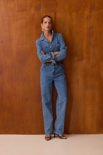 REDIAL JEANS JUMPSUIT