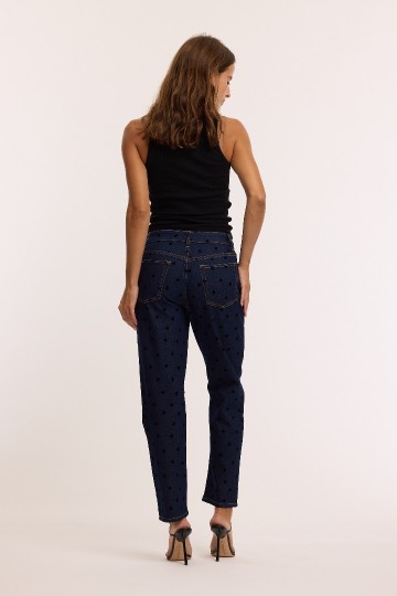 REDIAL MOM JEANS D BLUE