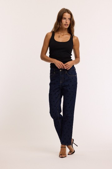 REDIAL MOM JEANS D BLUE