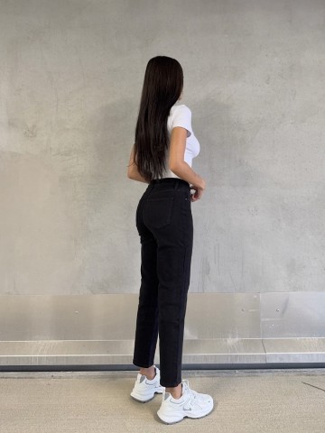 REDIAL JEANS BLACK MOM