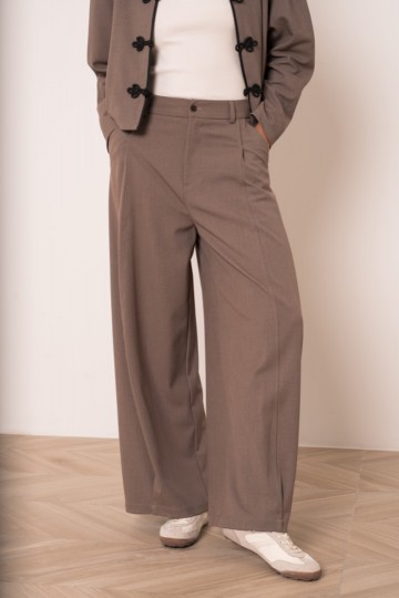 ATTENTIF PANTALON BALLOON TAUPE