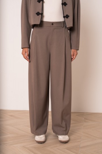 ATTENTIF PANTALON BALLOON TAUPE