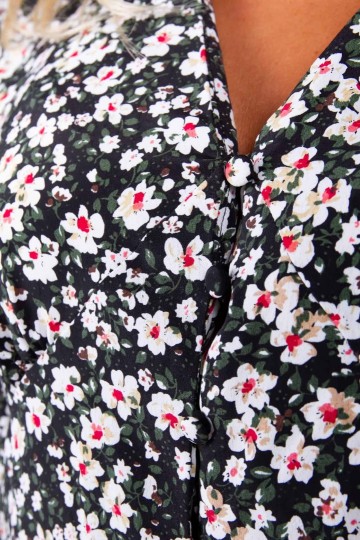 HASHTAG BIJ MARLEEN COLOURFUL REBEL ELIN DITZY FLORAL BLOUSE