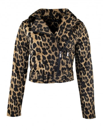 Biker Jacket Leopard # Bij Marleen